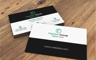 Visiting card template fully editable Design
