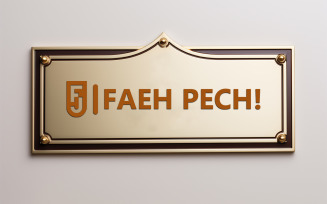 Board logo mockup | card mockup