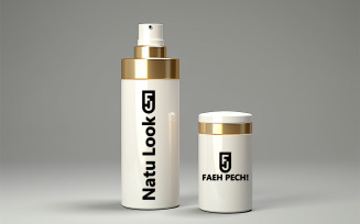 Cosmetics bottle mockups | Cosmetics mockups