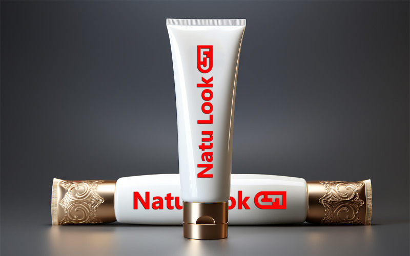Tube logo mockup | hite tube mockup Product Mockup
