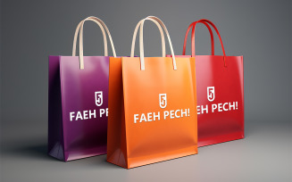 Bag mockup | Shopping bag mockup |Multi shopping bag mockup