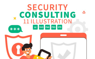 11 Security Consulting Illustration
