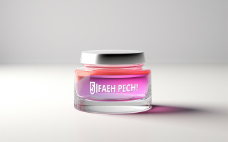 Jar mockup | cosmetic glass jar mockup