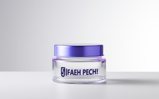 Jar mockup | cosmetics empty jar mockup