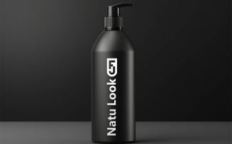 Black bottle mockup | Bottle mockup