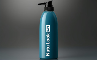 Blue bottle mockup | bottle mockup | Bottle logo mockup