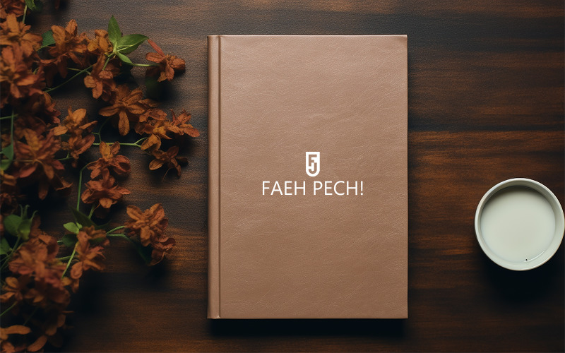 Leather notebook logo mockup | notebook logo mockup | notebook mockup Product Mockup