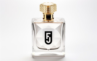 Perfume glass bottle mockup