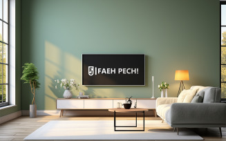 Television mockup | Interior television mockup