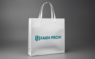 White shopping bag mockup | shopping bag mockup | bag mockup