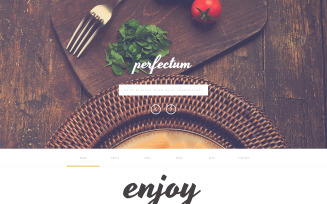 European Restaurant Responsive Website Template