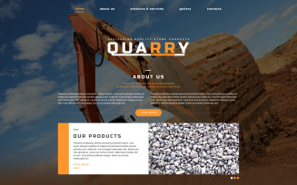 Industrial Responsive Website Template