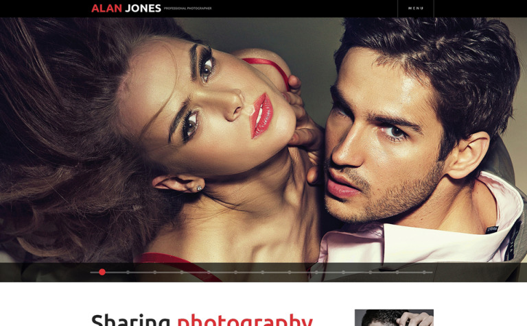 Photographer Portfolio Responsive Website Template Big Screenshot Photographer Portfolio Responsive Website Template New Screenshots BIG