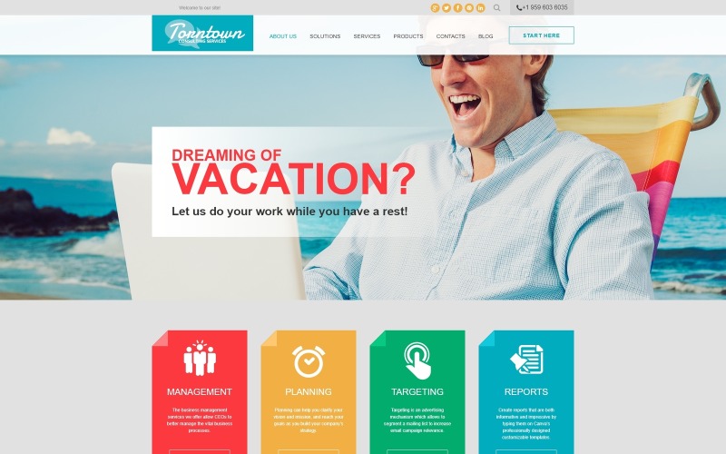 Tonntown - Consulting Modern Joomla Template