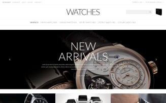 Watches PSD Template