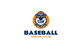 Baseball Simple Mascot Logo 25