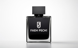 Black glass bottle mockup | perfume bottle mockup | perfume mockup | bottle mockup