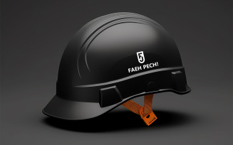 Black helmet mockup | Black helmet design