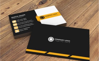 Business Card Template Design (V-120)