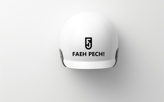 Helmet logo mockup | workers day design