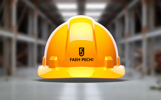 Helmet mockup | Workers day helmet design