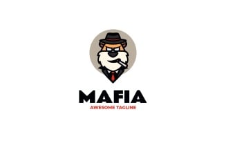 Mafia Simple Mascot Logo 25