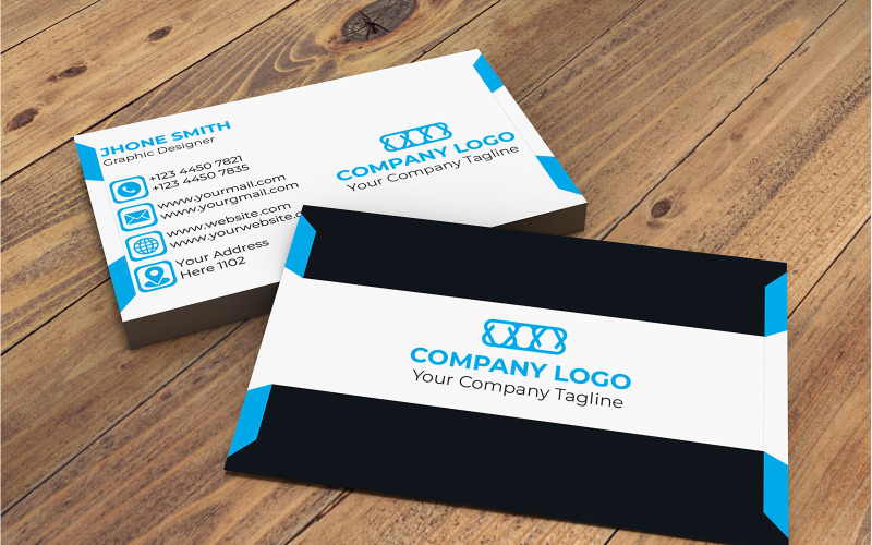 Modern and Minimal Business Card Design Corporate Identity