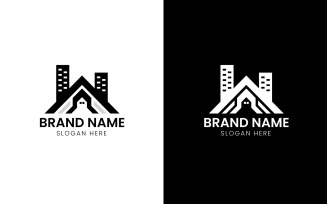 New real estate logo template-872