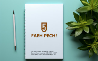 Notebook cover mockup design | Stationery Mockup | Notepad Mockup