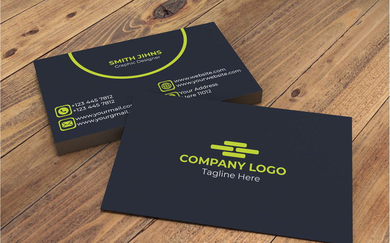 Visiting Card | Business Card - Simple Design Corporate Identity
