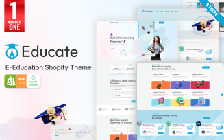 Educate UI - Education Online Course Shopify Theme