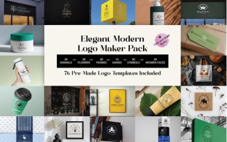 Elegant Modern Logo Maker Pack