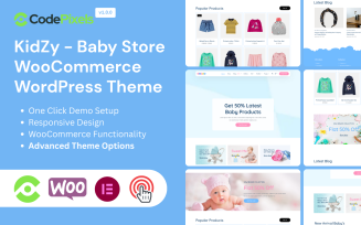 KidZy - Baby Store WooCommerce WordPress Theme