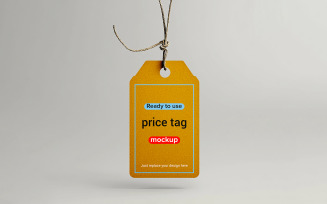 Label Tag Mockup Label Price Tag Mockup