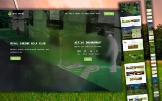 Royal Green | Golf | Landing Page |