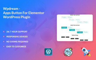 Wpdream - Apps Button For Elementor WordPress Plugin