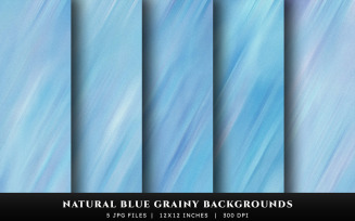 Natural Blue Grainy Texture Backgrounds