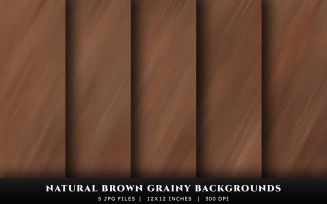 Natural Brown Grainy Texture Backgrounds