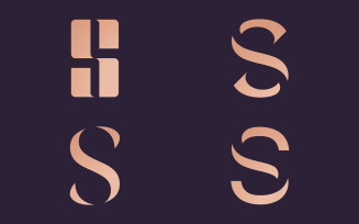 Letter S logo vector template. Creative S Letter initial logo design V15