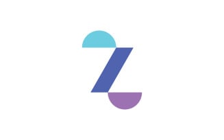Letter Z logo vector template. design Creative Z Letter initial logo V0