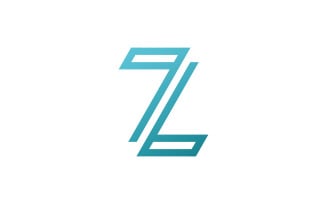 Letter Z logo vector template. design Creative Z Letter initial logo V12