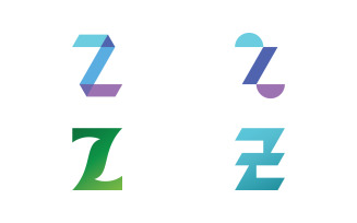 Letter Z logo vector template. design Creative Z Letter initial logo V13