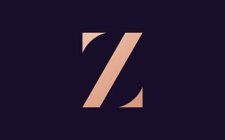 Letter Z logo vector template. design Creative Z Letter initial logo V1