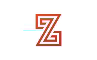 Letter Z logo vector template. design Creative Z Letter initial logo V6