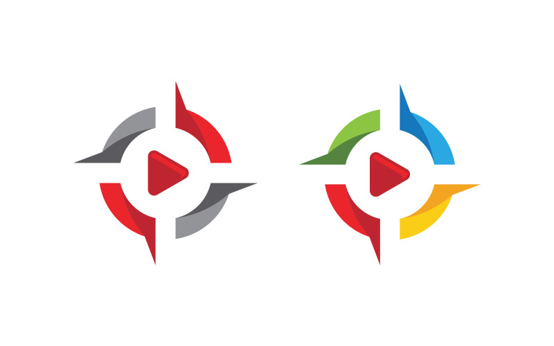 Movie player film cinema vector design illustration v.1 Logo Template