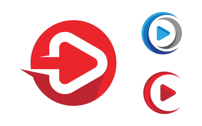 Movie player film cinema vector design illustration v.8 Logo Template