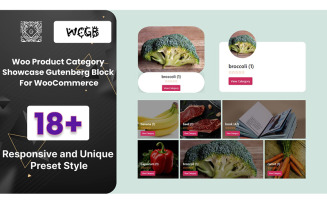 WooCommerce Product Category Showcase Block WordPress Plugin For Gutenberg