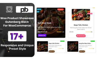 WooCommerce Product Showcase Block WordPress Plugin For Gutenberg