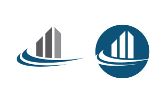 Business Finance service icon logo illustration design template v.19