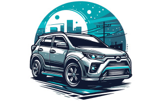 Car vector art illustration